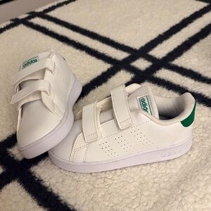 Adidas Kids White Sneakers- never worn